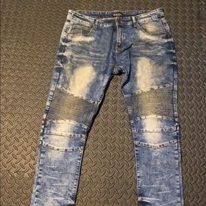 Biker Jeans. Size 34 x 30